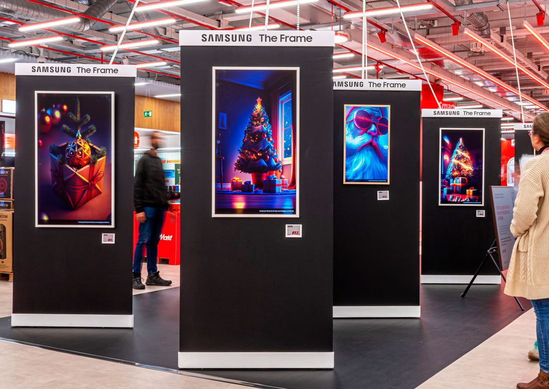 Mediamark and Samsung launch digital art exhibition, action advised by RedCollectors